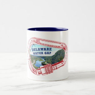 Delaware Water Gap Climbing Carabiner Two-Tone Coffee Mug