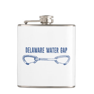 Delaware Water Gap Climbing Quickdraw Hip Flask