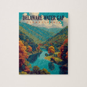 Delaware Water Gap Vintage Travel Jigsaw Puzzle