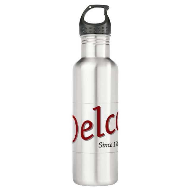 DELCO (R) since 1789 710 Ml Water Bottle (Front)