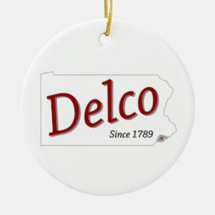 DELCO (R) since 1789 Ceramic Tree Decoration