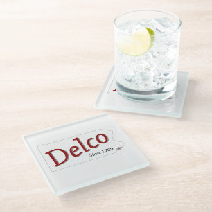 DELCO (R) since 1789 Glass Coaster