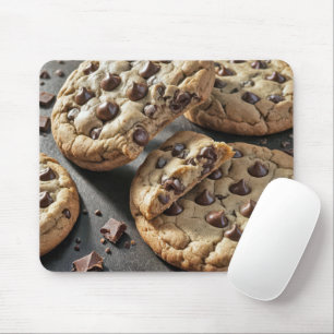 Delectable Chocolate Chip Cookies Mouse Mat