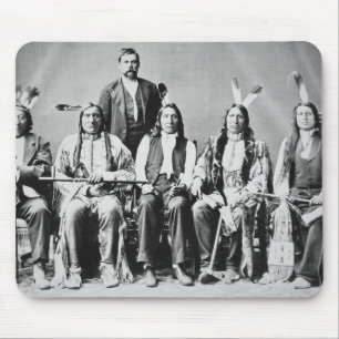 Delegation of Sioux chiefs, led by Red Cloud (1822 Mouse Mat