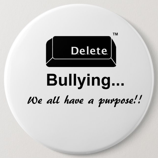 Delete Bullying Pin (Front)