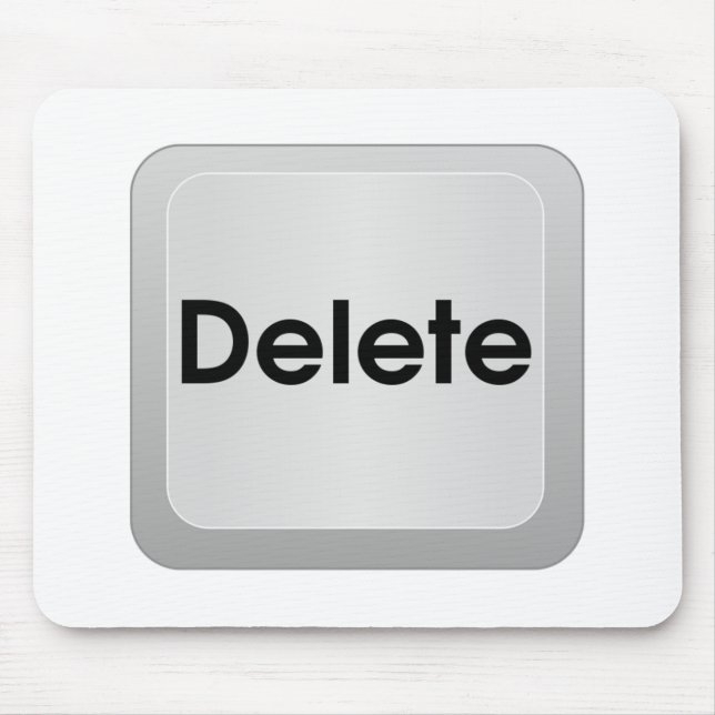 Delete Computer Key Mouse Mat (Front)