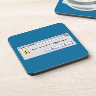 Delete Cookies Coaster