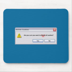 Delete Cookies Mouse Mat