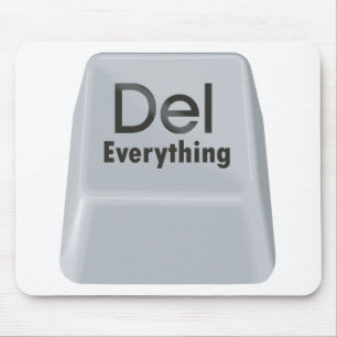 Delete Everything Mouse Mat