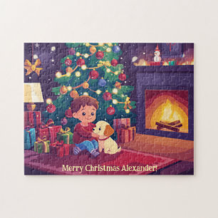 Delete or customise the text Kids Jigs Jigsaw Puzzle