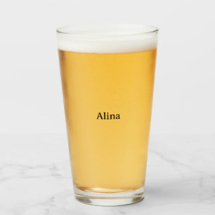delete text add own design 16oz glass