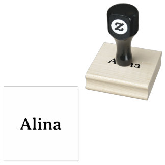 delete text add own design 2.5" x 2.5" rubber stamp