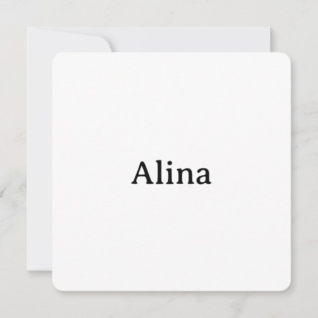 delete text add own design 5.25" Rounded Flat Thank You Card (Front)