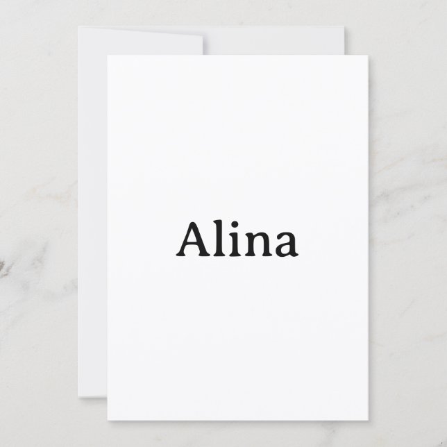 delete text add own design 5" x 7" Squared Flat Thank You Card (Front)