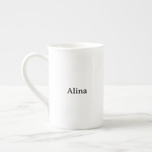 delete text add own design bone china mug