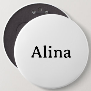 delete text add own design Colossal 6" Round 6 Cm Round Badge