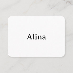delete text add own design Rounded 3.5"x2.5" Flat Place Card