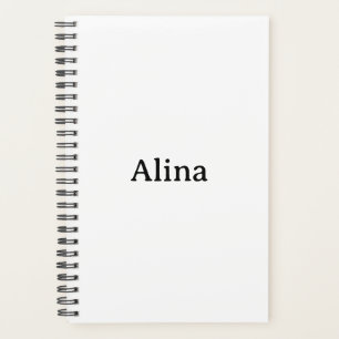 delete text add own design small 5.5" x 8.5" planner