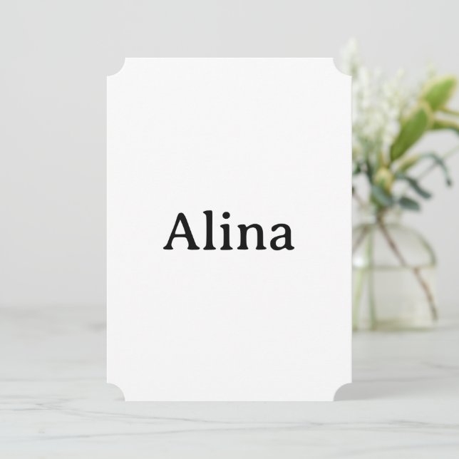 delete text add own design Ticket 5" x 7" Invitation (Standing Front)