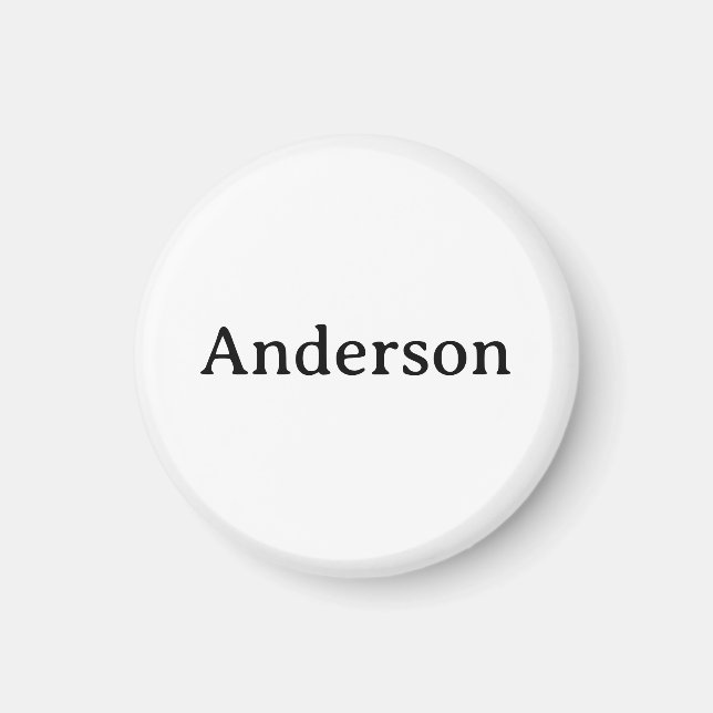 Delete Text Replace Own Design 1.25 Inch Circle Magnet (Front)