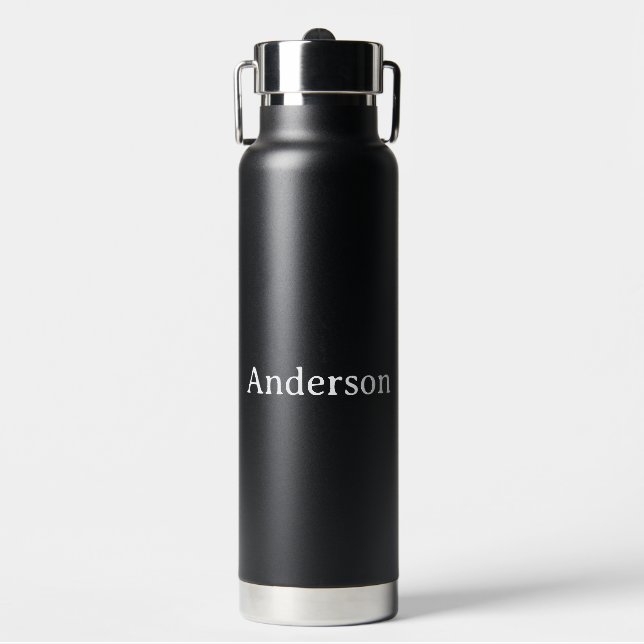 Delete Text Replace Own Design 25 oz Water Bottle (Front)