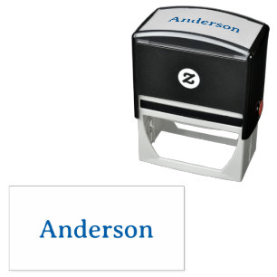 Delete Text Replace Own Design 2.9" x 1.4" Self-inking Stamp
