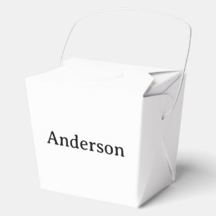 Delete Text Replace Own Design 3" x 2.25" x 3.125" Favour Box