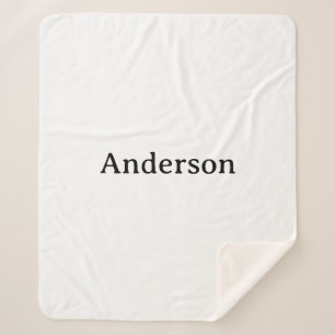 Delete Text Replace Own Design Medium Sherpa Blanket