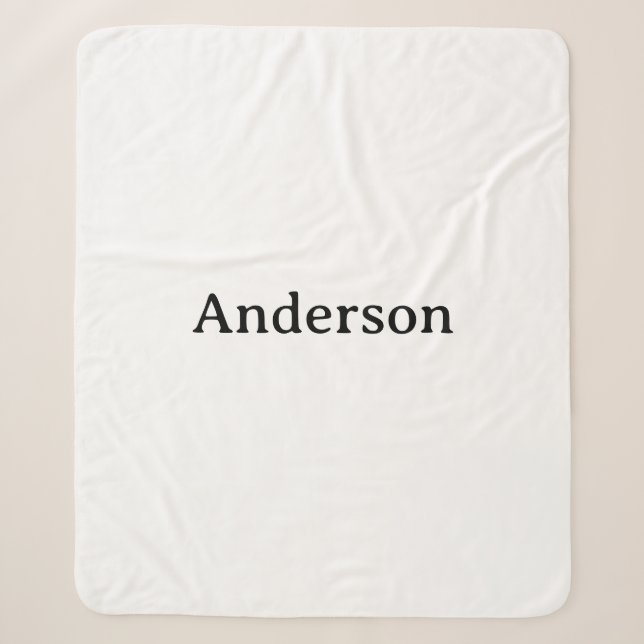 Delete Text Replace Own Design Medium Sherpa Blanket (Front)