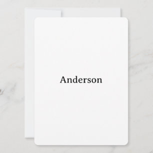 Delete Text Replace Own Design Rounded 5.5" x 7.5" Invitation