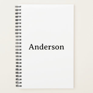 Delete Text & Replace Own Design Small 5.5" x 8.5" Planner