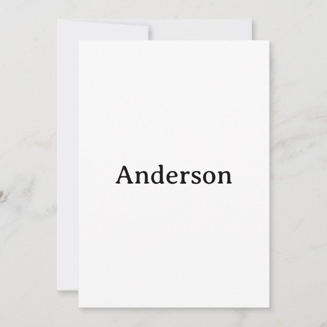 Delete Text & Replace Own Design Squared 5" x 7"  Invitation (Front)
