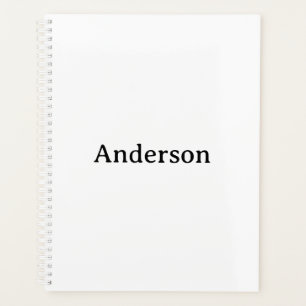 Delete Text & Replace Own Design Standard 8.5"x11" Planner