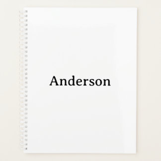 Delete Text & Replace Own Design Standard 8.5"x11" Planner