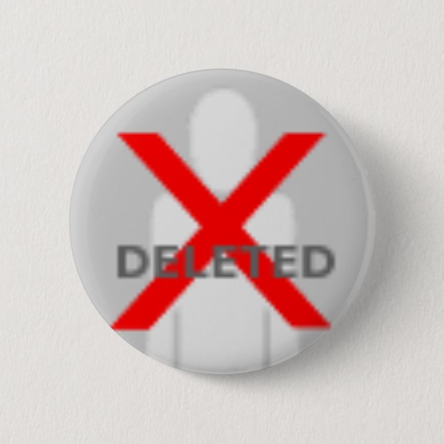 deleted 6 cm round badge (Front)