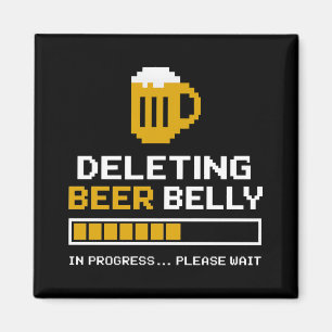 Deleting Beer Belly Please Wait Loading Bar Magnet