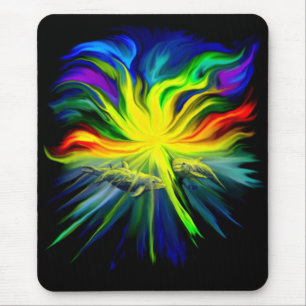 Delfinfamilie im Sonnenschein Mouse Mat