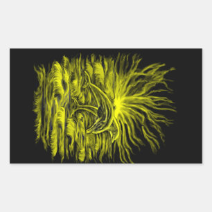 Delfinpaar Rectangular Sticker