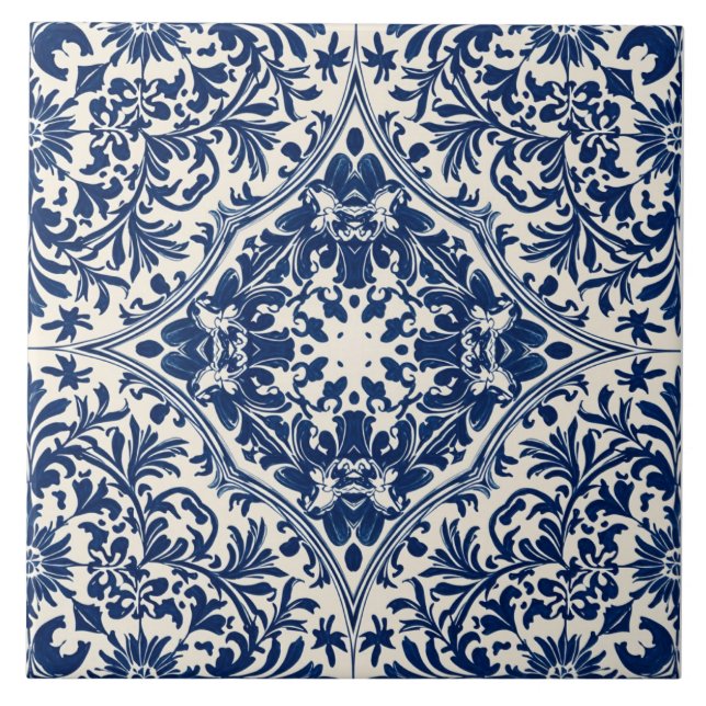 delft 4 style tile (Front)