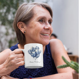 Delft Blue Balloons customisable Mug