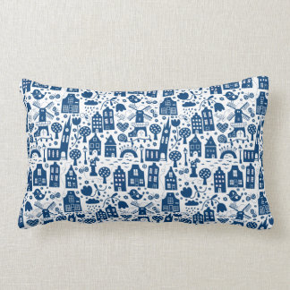 Delft Blue by BORA Lumbar Cushion