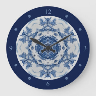 Delft Blue Design 02 From 1764 ~ * ~ Large Clock
