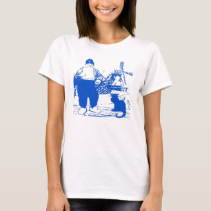 Delft Blue, Dutch Boy and Cat T-Shirt