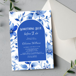 Delft Blue French Chinoiserie Bridal Shower Invitation