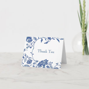 Delft Blue Thank You Card