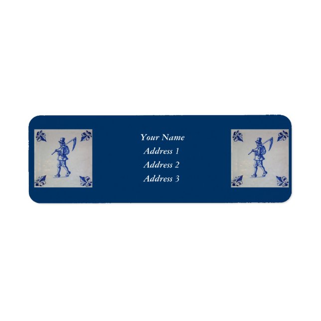 Delft Blue Tile - Template (Front)