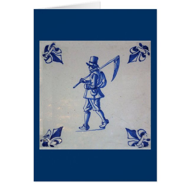 Delft Blue Tile - Template (Front)