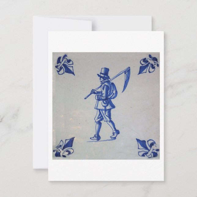 Delft Blue Tile - Template (Front)