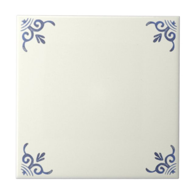 Delft Blue Tile to Personalise or Mix & Match  (Front)
