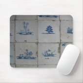Delft Blue Tiles Mousepad (With Mouse)